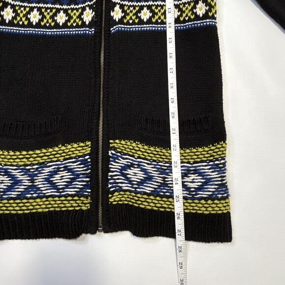 Anthropologie Sparrow Sweater Womens XS Full Zip Cardigan Wool Blend Boho Knit - Picture 8 of 10